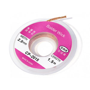 Pita Pembersih Timah Kawat Tembaga Solder Wick 2.0mm 1.5 meter CP-2015