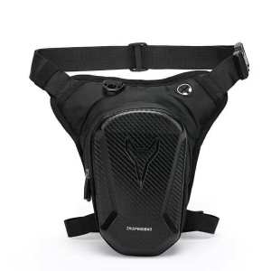 JS SHOP Waterproof Waist Leg Bag Motorcycle EVA Hard Shell Cell/Mobile Phone Purse Packs