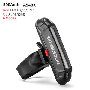 【Giao hàng địa phương】ROCKBROS xe đạp đuôi ánh sáng không thấm nước USB sạc xe đạp đuôi ánh sáng ban đêm an toàn xe đạp cảnh báo đuôi ánh sáng