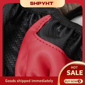SHPYHT✨ PU Carbon Fiber Leather Car Steering Wheel Cover Without Inner Ring Suitable For 14.5-15 Inch 37-38cm Of Automotive Supplies