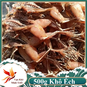Khô Ếch Đùi To Khô Hẳn 3 Nắng Thịt Xã Ớt Thơm Không Cay-(Tặng Kèm Sốt Tắc Hải Sản)  VỰA KHÔ MINH TRIẾT