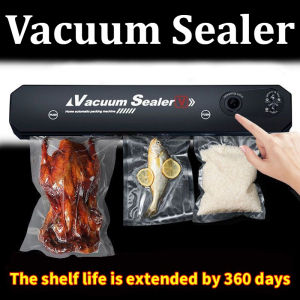 Electric Vacuum Sealer Packaging MachineHousehold Small Sealing MachineAutomatic Vacuum Sealer for Food Fresh Keeping