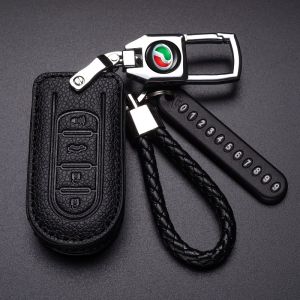 SHIP FROM MALAYSIA Perodua Bezza 2018 - 2024 Myvi Aruz 2018 - 2021 Alza Axia 2018 - 2022 Keyless Remote Leather Car Key Cover Case Accessories