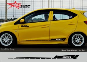 sticker mobil brio all new brio satya brio rs aksesories mobil brio