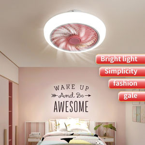 Kipas Dinding ceiling fan 72W  Kipas Siling Kipas Siling Cahaya Tidak Kelihatan Cahaya Kipas Motor Ac 5 Bilah Siling Siling Penyejukan kipas