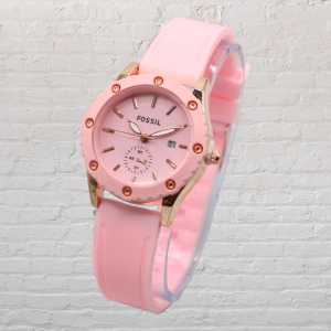 JAM TANGAN FASHION WANITA REMAJA DAN DEWASA BODY BULAT JAM ANALOG