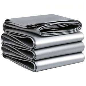 Na-upgrade na doble na pilak na tarpaulin para sa labas na bubong ng sasakyan halaman na lilim at tarpaulin na hindi tinatagusan ng ulan