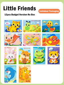 【12pcs in box】3D EVA Foam Sticker Art DIY artwork for kids. Gift set/Goodie bag toys party gift.