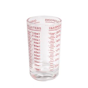DELWINS Espresso Heat-resistant Heavy Duty with Scale Shot Glass Measuring Cup Jigger Bartender Tools