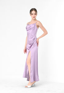 BebeBeige Adjustable Strap Dress Purple