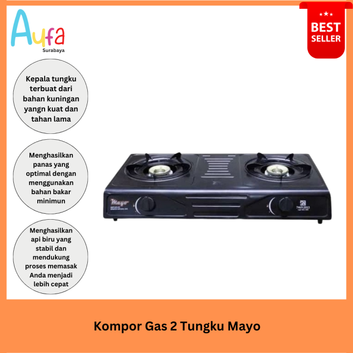 kompor gas 2 tungku