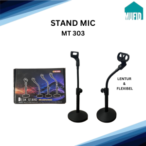 Stand Dudukan Mic Mikrofon Meja Lentur Flexibel 360 Derajat