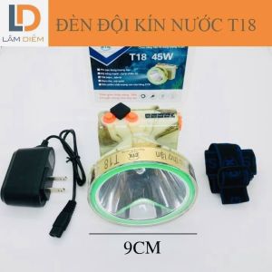 Đèn pin đội đầu siêu sáng kín nước hiển thị dung lượng pin T18 -1105