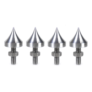 4PCS Stainless Steel HiFi Speaker Spikes Isolation Pucks for Shock Absorption and Resonance Reduction