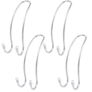 【WOKEN】 2/4 cái ghế xe hơi móc thép không gỉ ghế sau tựa đầu túi xách mua sắm móc quần áo cho thú cưng mũ áo khoác lưu trữ treo mục trong xe