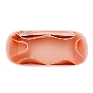 Felt Insert Bag for Longchamp Tote Bag - Large Capacity Handbag Organizer with Side-Zip Magic & Divided Pockets for Travel-Friendly Inner Storage Pouch [SG]