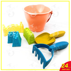Kids beach set pantai permainan Summer Beach Play Sandpit Sand Mould Outdoor Toy Shovel Bucket Garden Toys Baby Gift Set berwarna-warni & Interaktif Birthday present Hadiah