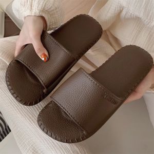 IELGY nhẹ chống trượt đôi dép gia đình thường ngày da Retro dép mùa hè cho nam giới và phụ nữ