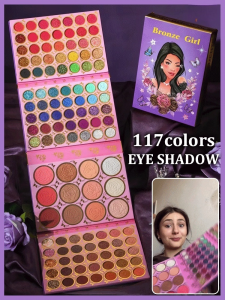 【FAMMY FAEY】117 color eye shadow paletteColor Eyeshadow Palette Highlighter Makeup Artist Matte Stage Eyeshadow