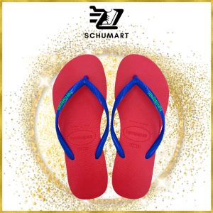 [BY SCHUMART] Havaianas Women Slim Logo Pop Up Pink Paradise Flip Flops