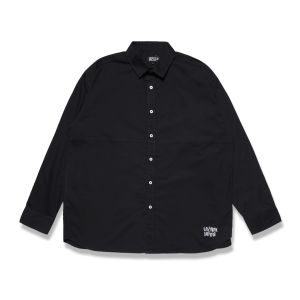 Noforty Kemeja Oversize Long Sleeve Ferde Black