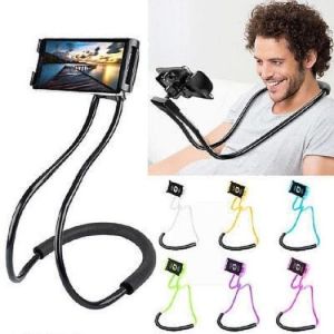 HOLDER LEHER LAZY POD HANGING NECK PHONE HOLDER LAZY BRACKET NECK HP - HOLDER HP DI LEHER