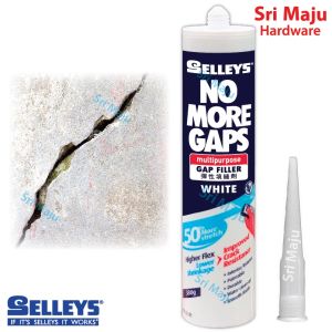 MAJU Selleys No More Gaps 380g Multi Purpose Gap Filler Sealant Wall Crack Gap Filler Dempul Dinding Penutup Cicak Lipas