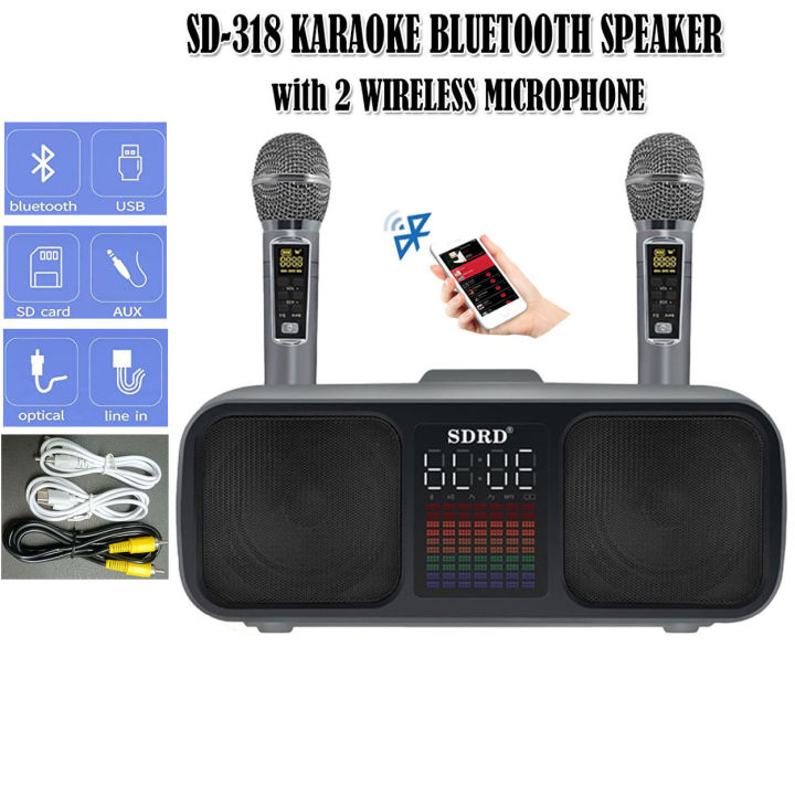 SDRD®︎Karaoke Speaker Manual SD-318