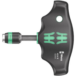 TAY VẶN CHỮ T ĐẦU 1/4 INCH THÁO LẮP NHANH WERA 05023404001 (676656 63) - Hàng Chính Hãng 100% từ Đức