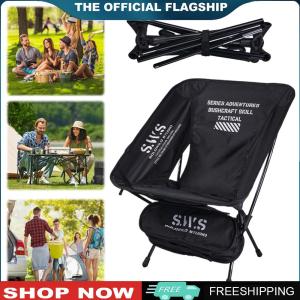 Portable Ultralight Folding Chair Ideal for Camping and Outdoor Relaxation Detachable BBQ Seat Lightweight and Easy to Carry