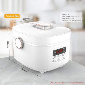 JF Mini Rice Cooker with free basket Low Sugar Rice Cooker Electric Cooker Household Multifunctional Cooker Non-Stick 6 Cooking Functions Rice Soup Separation 24h Smart Appointment 304 Food Grade Porous Kettle Stainless steel