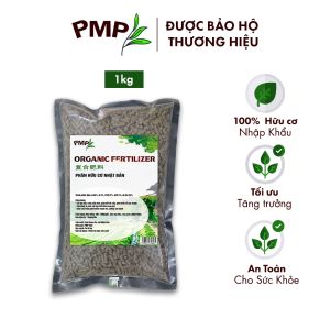 Phân Bón Hữu Cơ PMP Dạng Viên Nén Tan Chậm Từ Nhật Bản Cải Tạo Đất Giúp Đất Tơi Xốp Phát Triển Bộ Rễ Chuyên Dụng Cho Hoa Hồng Rau Sạch Cây Cảnh 1Kg