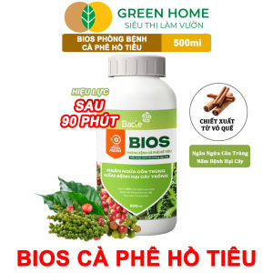 Chế Phẩm Sinh Học Bacte Bios Phòng Bệnh Cà Phê Hồ Tiêu Green Home Chai 500ml Hiệu Lực Nhanh Mạnh