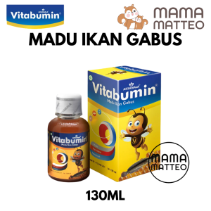 VITABUMIN Madu 130ml / Madu Vitamin Penambah Nafsu Makan Anak / Ekstrak Ikan Gabus dan Temulawak