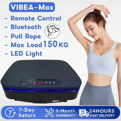 Vibration Plate Exercise Machine Whole Body Workout Fitness Platform with Silent Motor Speed Control