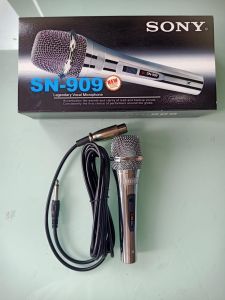 [snacknya yummy] Microphone SONY SN-909 / Microphone Kabel SONY SN-909 / Microphone SONY SN-909 Warna SILVER