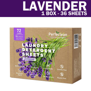 ALX MALAYSIA Laundry Detergent Sheets 72 Loads Eco Friendly Plant-Based Antibacterial Soap Paper Lavender Lemon Fresh Scent Detergent Laundry Paper Sheets Sabun Basuh Baju 洗衣片