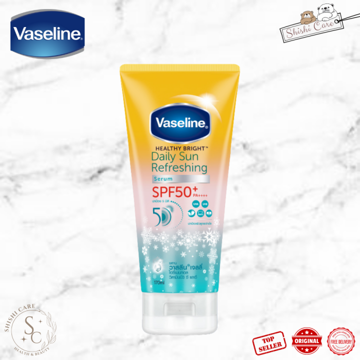 Vaseline Daily Refreshing Sunscreen Serum 170mL SPF 50+ PA++++ Lazada