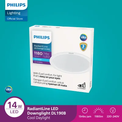 Philips Lampu Panel LED Radiantline Downlight DL190B D150 14W 65K Putih