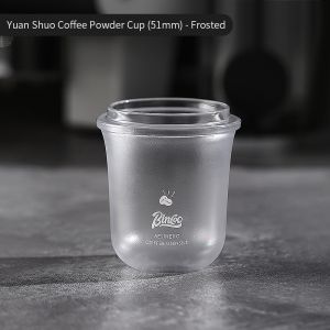 BINCOO Coffee Powder Receiving Cup Black Coffee Weighing Cup Powder Falling Cup Coffee Jar Coffee Utensils 51/58MM