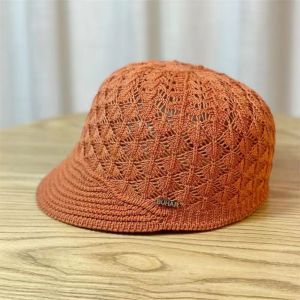 MUSASI Spring/Summer Womens Peaked Cap Hollow Headband Visor Mesh Caps Beach Sunscreen Hat Outdoor