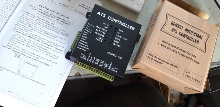 Bộ điều khiển ATS Control V20 EAC - Điều khiển Thiết bị chuyển mạch tự động và tự động đề nổ máy phát điện - Bảo hành 2 năm