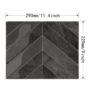 YESMILE Waterproof Peel and Stick Backsplash 11.4" x 9" Self-adhesive Wall Tile Durable Oil Proof Stick Tile for Kitchen Bathroom