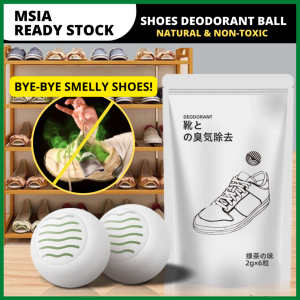 ⚡SG Delivery⚡ 6pcs Shoe Deodorant Ball Odor Eliminator Ball Removal Shoe Deodorant Shoe Fragrance Perfume Ball Air Freshener