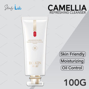 Bokin Camellia Refreshing Cleansing Cleanser 100g 柏晶山茶花舒爽净润洁面乳
