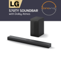 LG S70TY 400W 3.1.1ch High Res Audio soundbar with Dolby Atmos S70TY S70T SN7Y SN7. 