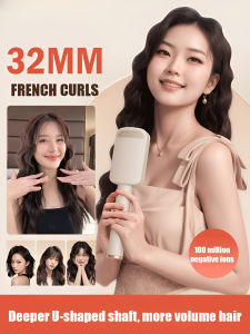 French Wave Hair Curler Egg Roll Hair Waver 3 Barrel Curling Iron Fast Heating Volumizing Hair Styler