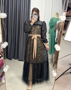 Dress Kartika Brukat Dress Kondangan Wanita Gaun Pesta Fashion Wanita Bisa Cod
