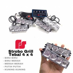 Lampu Led Grill 4 X 4 Super Bright