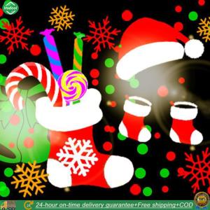 LED Christmas Pattern Projector Lamp Waterproof 360 Rotatable Xmas Patterns Light Holiday Party Decor Xmas Projection Light Decorative Lighting